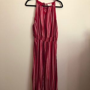 Universal Thread Striped Halter Maxi Dress